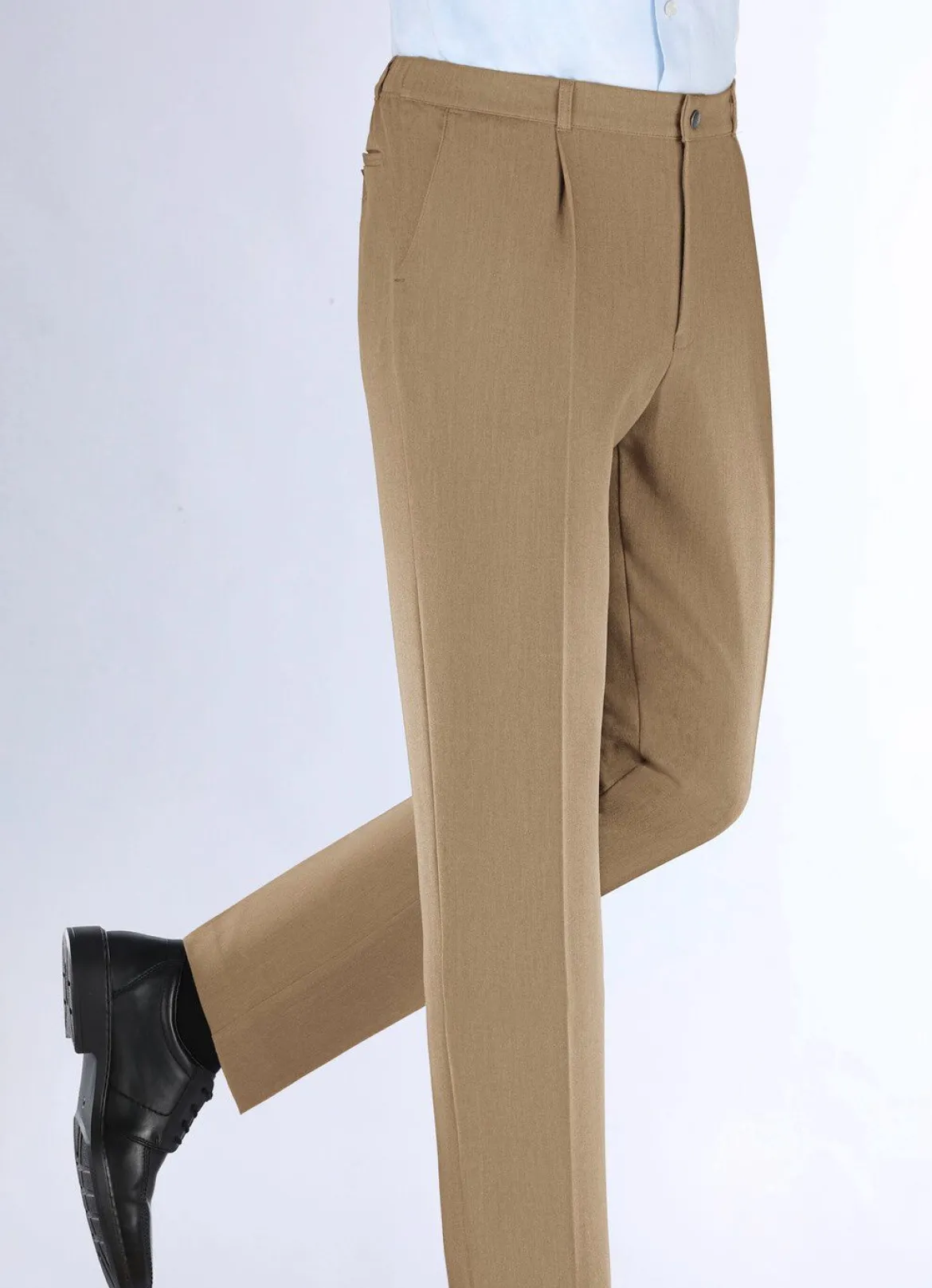 "Klaus Modelle"-Hose mit Bundfalten in 3 Farben