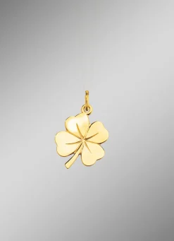 Kleeblatt-Anhänger aus Gold