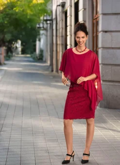 Kleid in 2-in-1-Optik