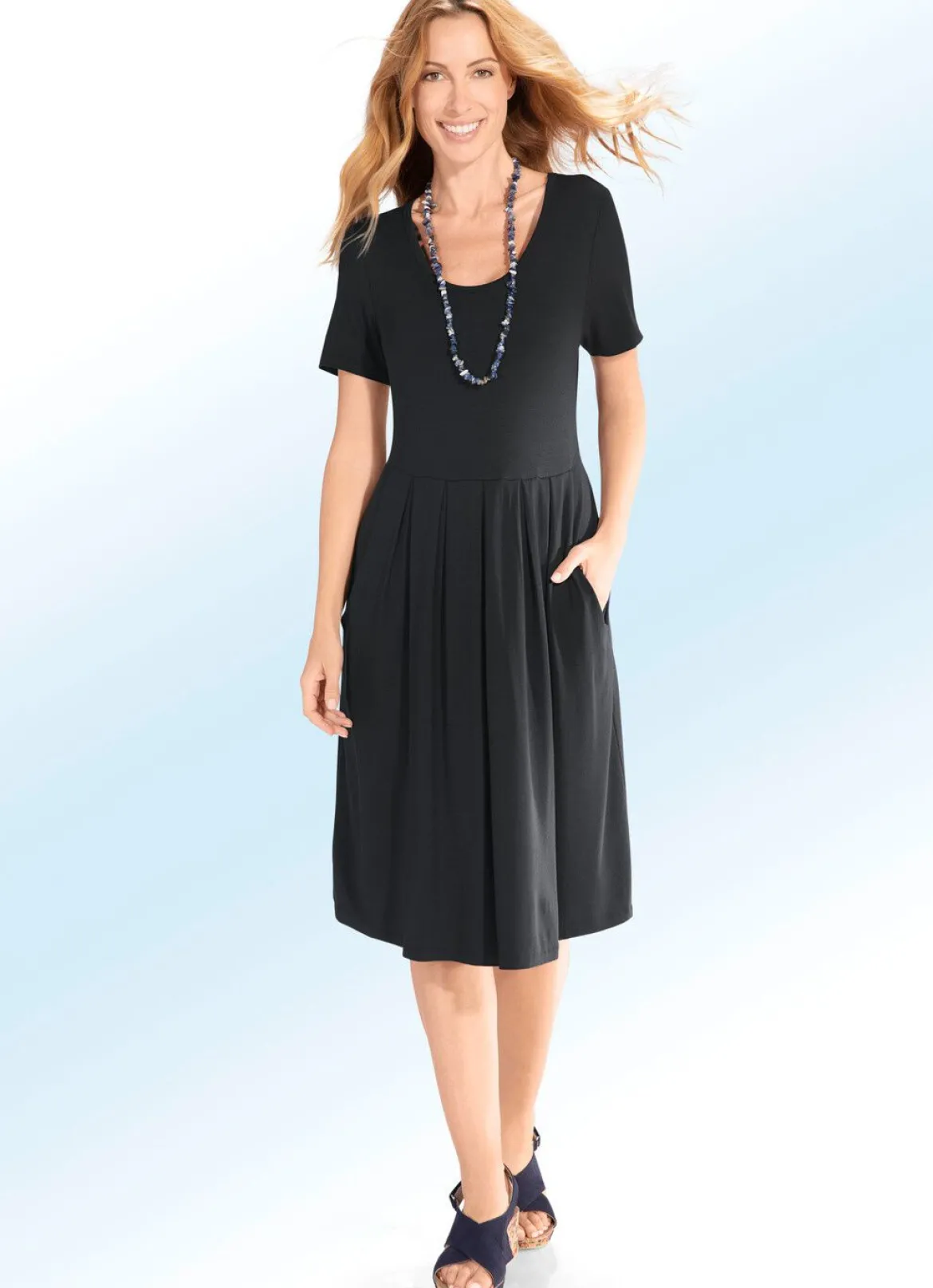 Kleid in Schlupfform