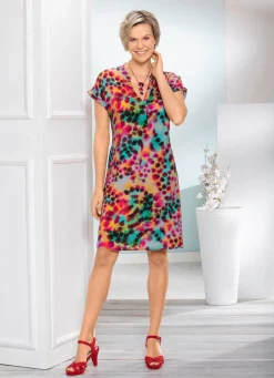 Kleid mit Bindegürtel