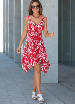Kleid mit Zierbändchen