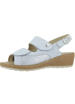Klett-Sandalette aus Echtleder