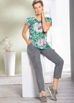 Knöchellange Cargojeans