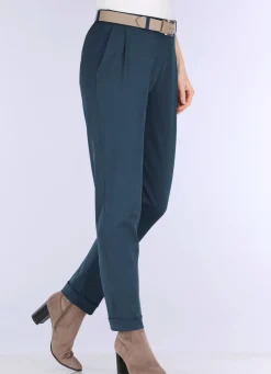 Knöchellange Hose in Schlupfform