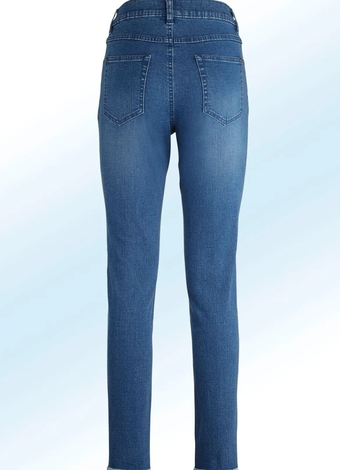Knöchellange Jeans in 5-Pocket-Form