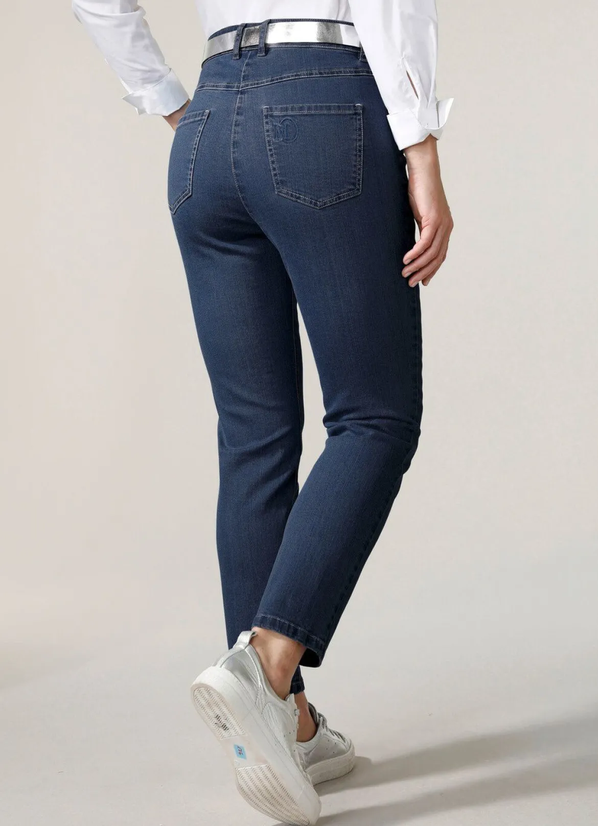 Knöchellange Jeans in 5-Pocket-Form