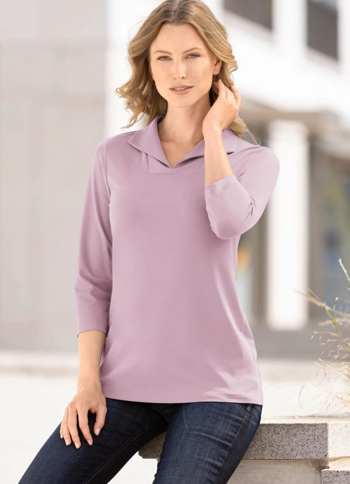 Kombifreundliches Poloshirt