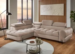 Komfortable Polsterecke mit Bettfunktion