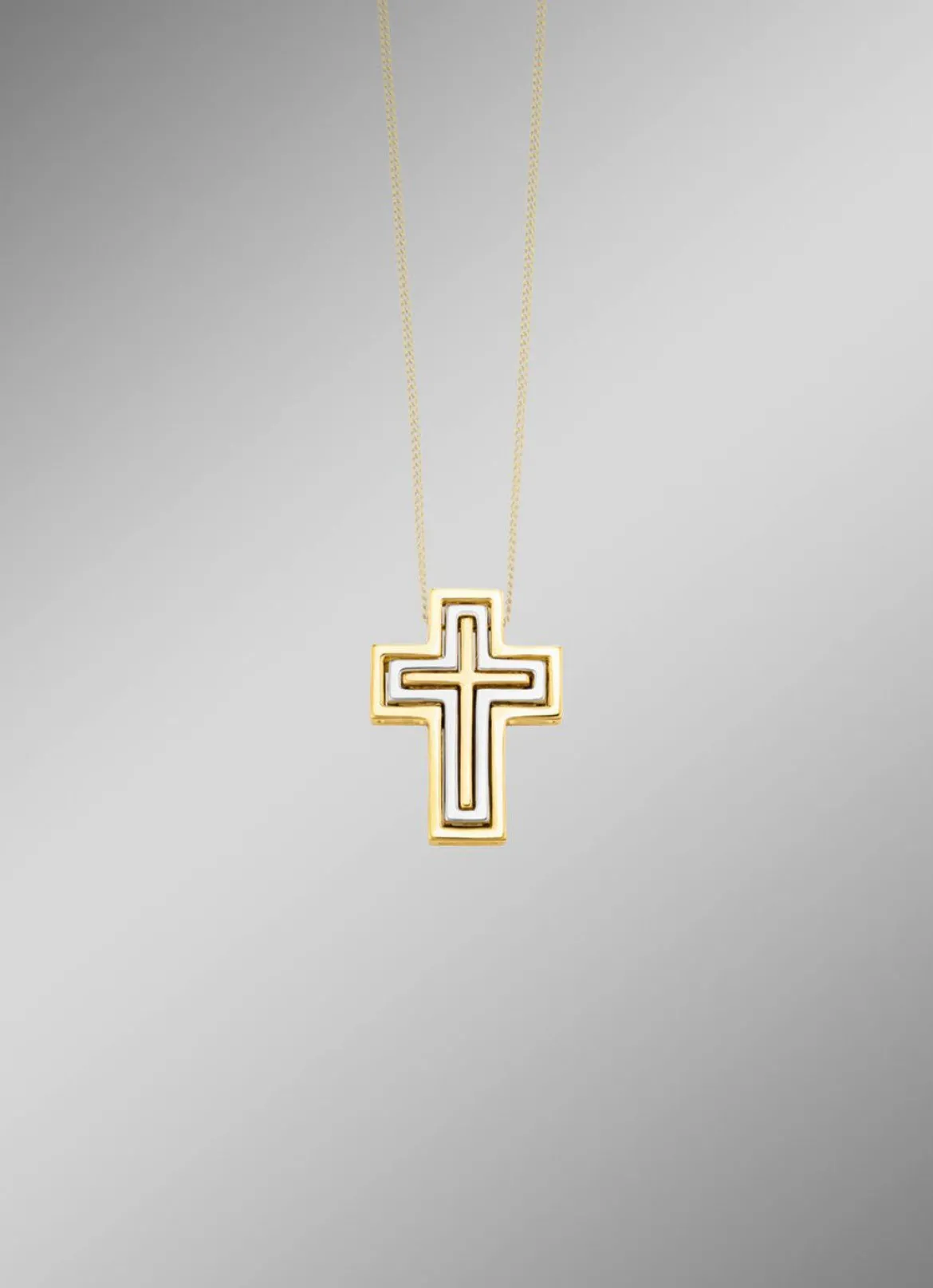 Kreuz-Anhänger mit Brillanten