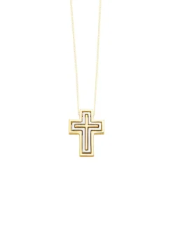 Kreuz-Anhänger mit Brillanten