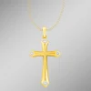 Kreuz-Anhänger mit Diamant