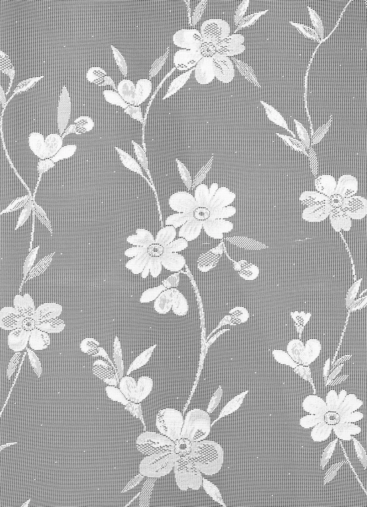 Kurzstore Blumenranke mit Stangendurchzug