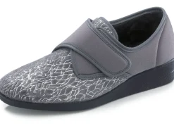 Laurina, klassische Damen-Klettschuhe, mit elastischem Samt