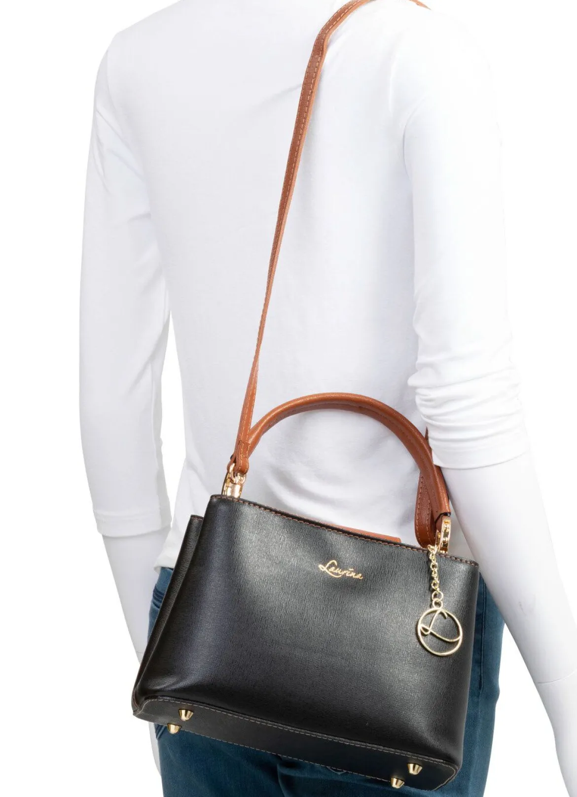 Laurina, Mini-Tasche, Damen, mit abnehmbarem, verstellbarem Umhängeriemen