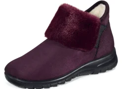 Laurina Schlupf-Stiefelette mit kuscheligem Plüschbesatz