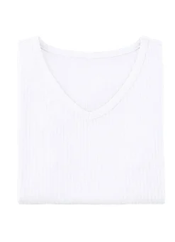 Laurina Shirt mit V-Ausschnitt