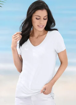 Laurina Shirt mit V-Ausschnitt