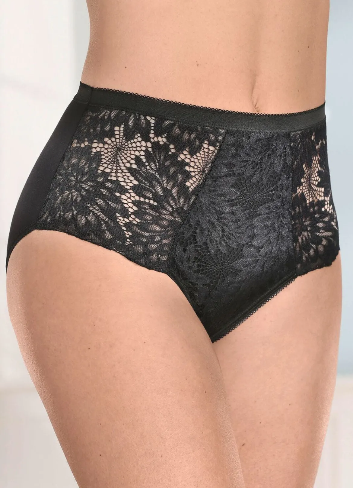 Laurina Viererpack Slips mit Elastikspitze