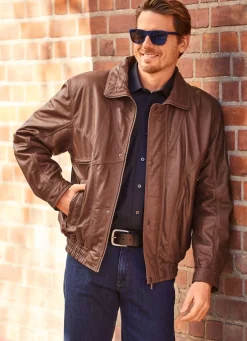 Lederblouson in 3 Farben