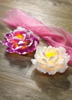 LED-Kerze Chrysantheme
