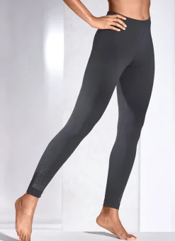 Leggings mit Schmucksteinzier
