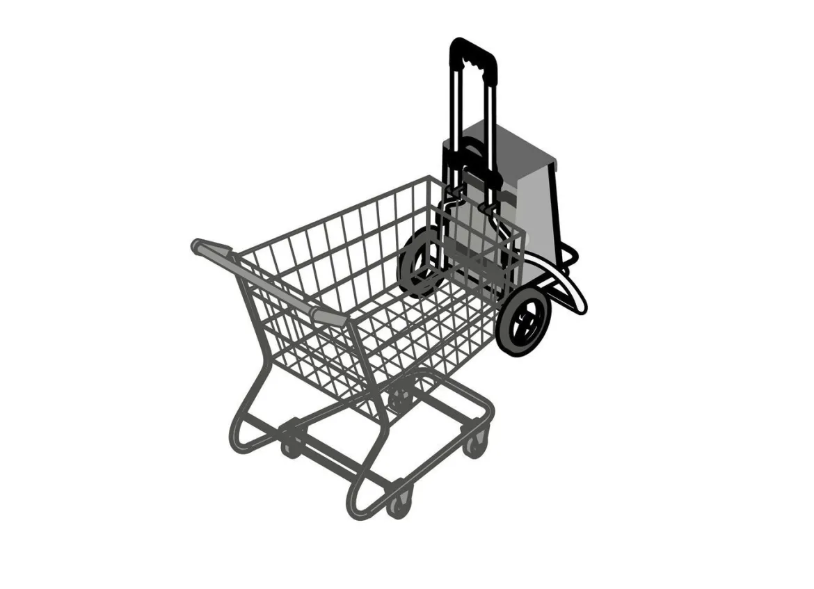 Leichter und leiser Einkaufsroller Royal Shopper