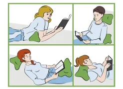 Leseknochen Kissen
