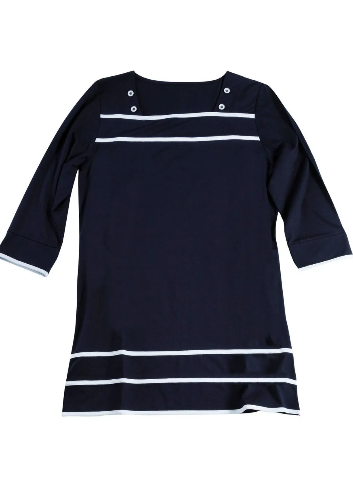 Longshirt mit Karree-Ausschnitt in 3 Farben