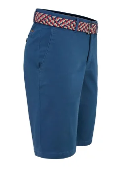 Lässige "Redpoint"-Bermudas mit Stoffgürtel in 3 Farben