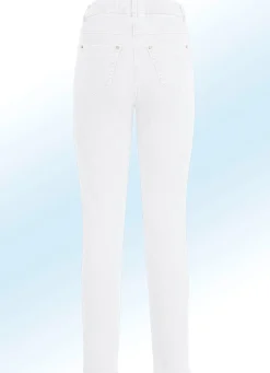 Magic-Jeans mit angesagtem Fransensaum