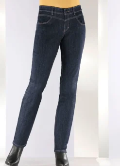 Magic-Jeans mit figurformendem Jeanssattel