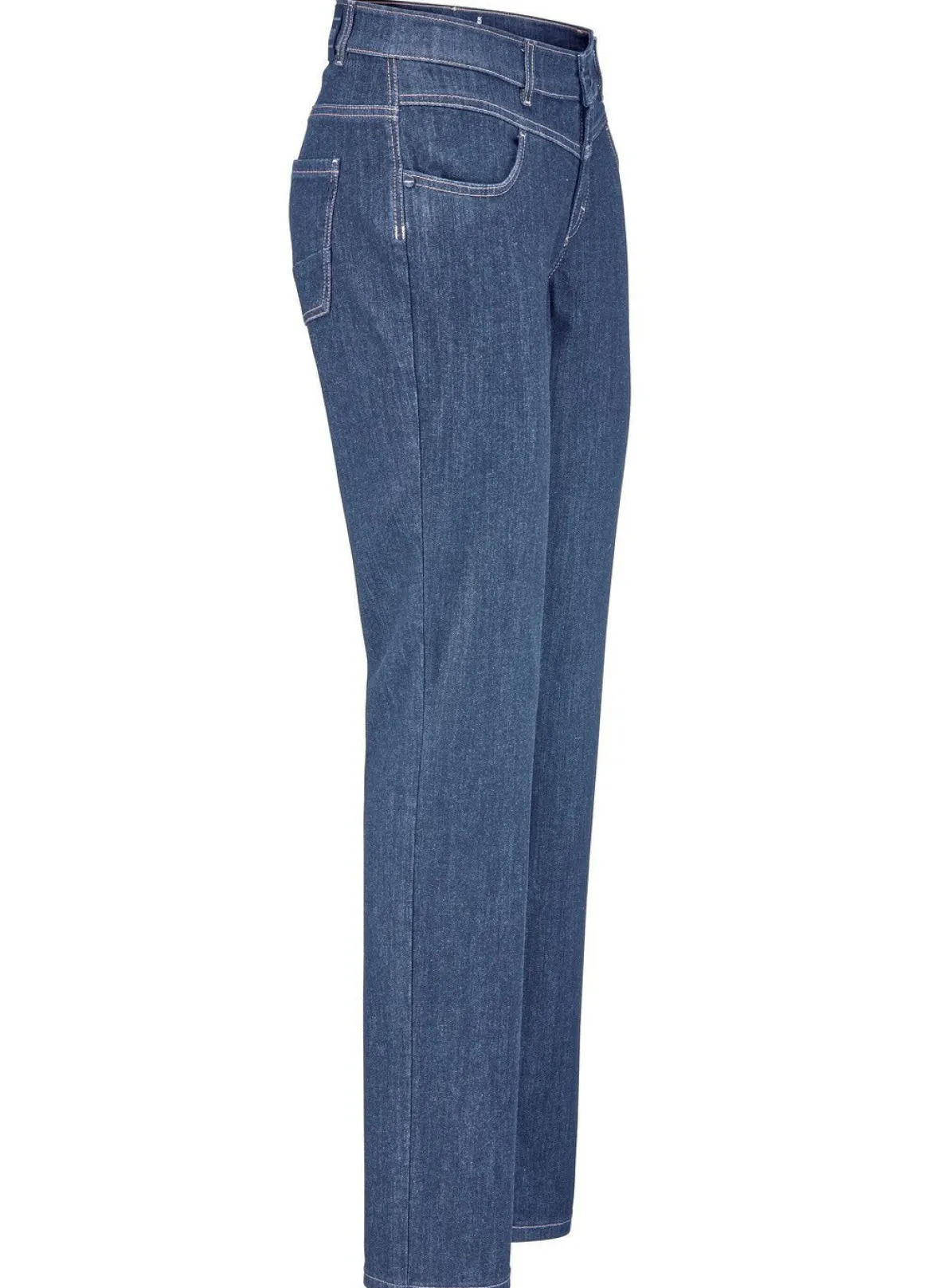 Magic-Jeans mit figurformendem Jeanssattel