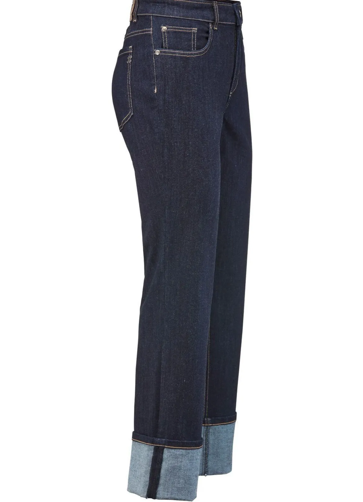Magic-Jeans mit krempelbaren Aufschlägen
