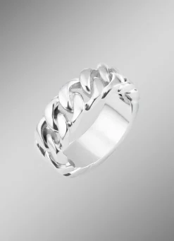 Markanter Herrenring in Ketten-Design