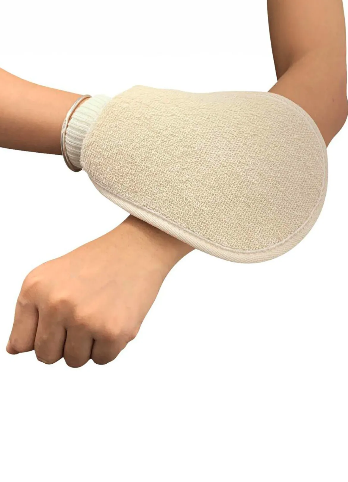 Massagebürste mit Waschhandschuh