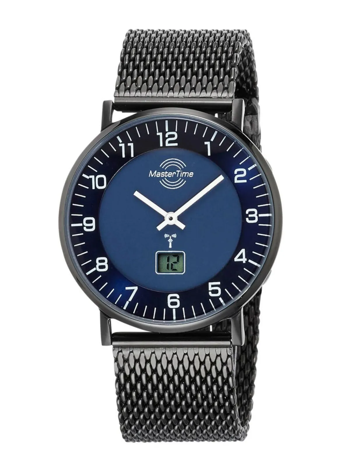 Master Time Funk-Herrenuhr mit Edelstahlband