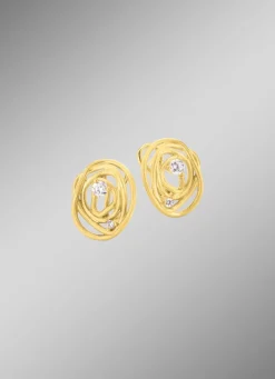 Mattierte Clipstecker mit Zirkonia