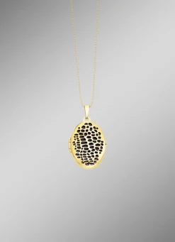 Medaillon mit Leopardenmuster