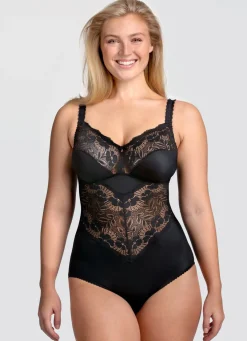Miss Mary Hosenkorselett mit Elastikspitzeneinsätzen