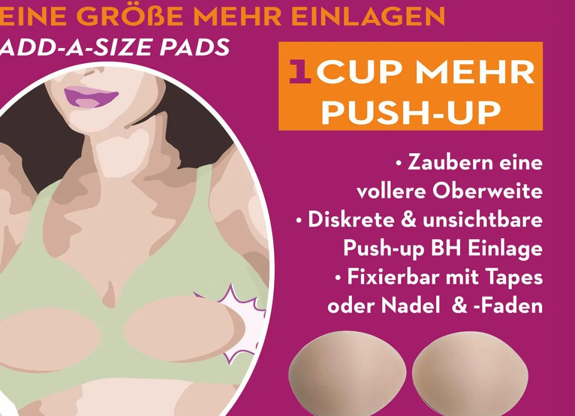 Miss Perfect Wow 2 Go-Eine-Größe-mehr-BH-Einlagen