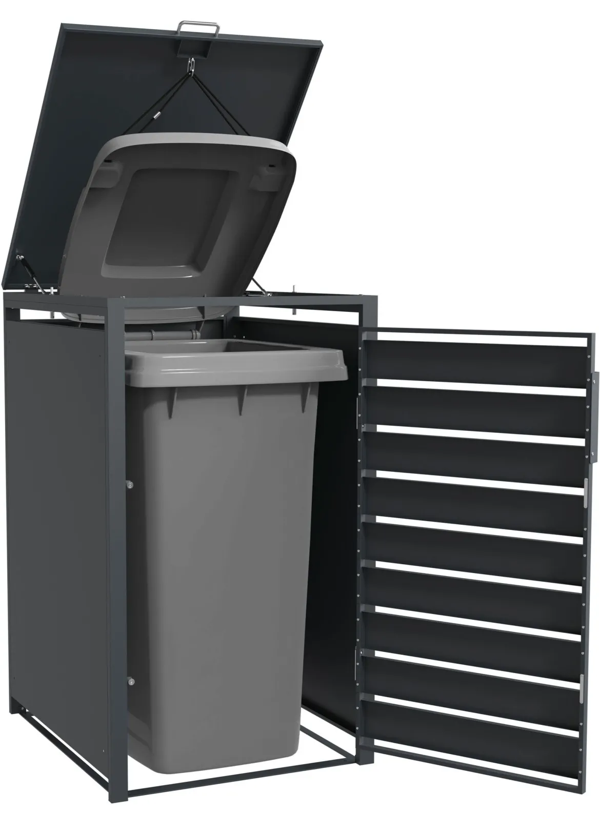 Mülltonnenbox „Kubus“, anthrazit
