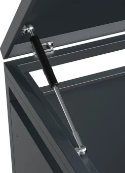 Mülltonnenbox „Kubus“, anthrazit
