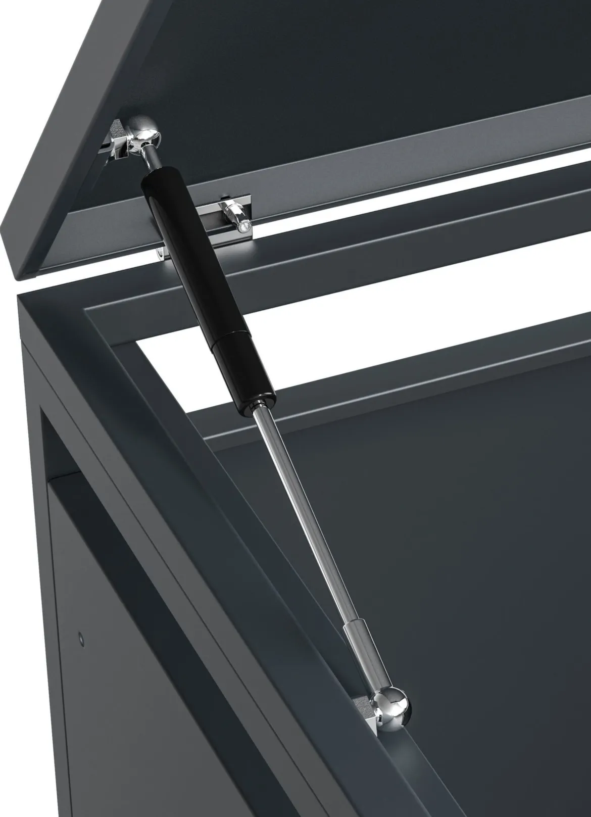 Mülltonnenbox „Kubus“, anthrazit