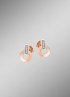 Moderne Ohrstecker mit 8 Brillanten