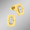 Moderne Ohrstecker mit Diamanten