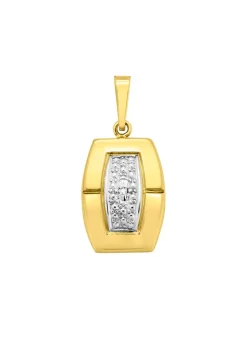 Moderner Anhänger mit Diamant