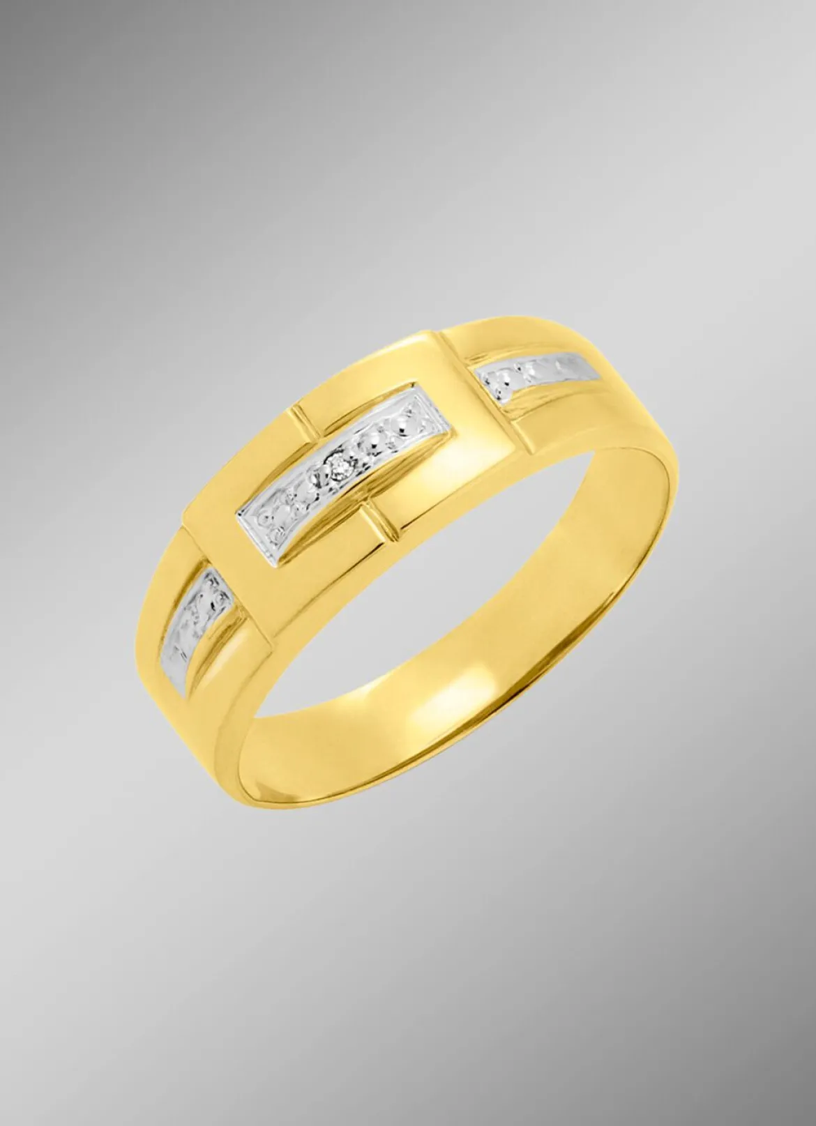 Moderner Damenring mit Diamant