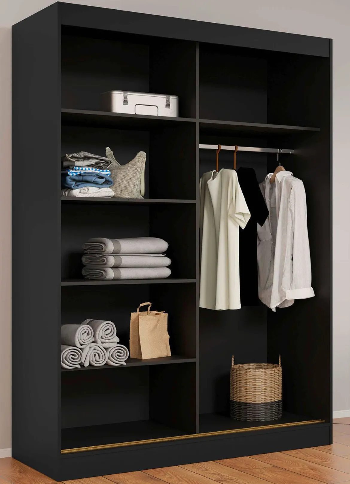 Moderner Schwebetürenschrank