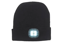 Modische Mütze mit integrierter, herausnehmbarer LED-Lampe